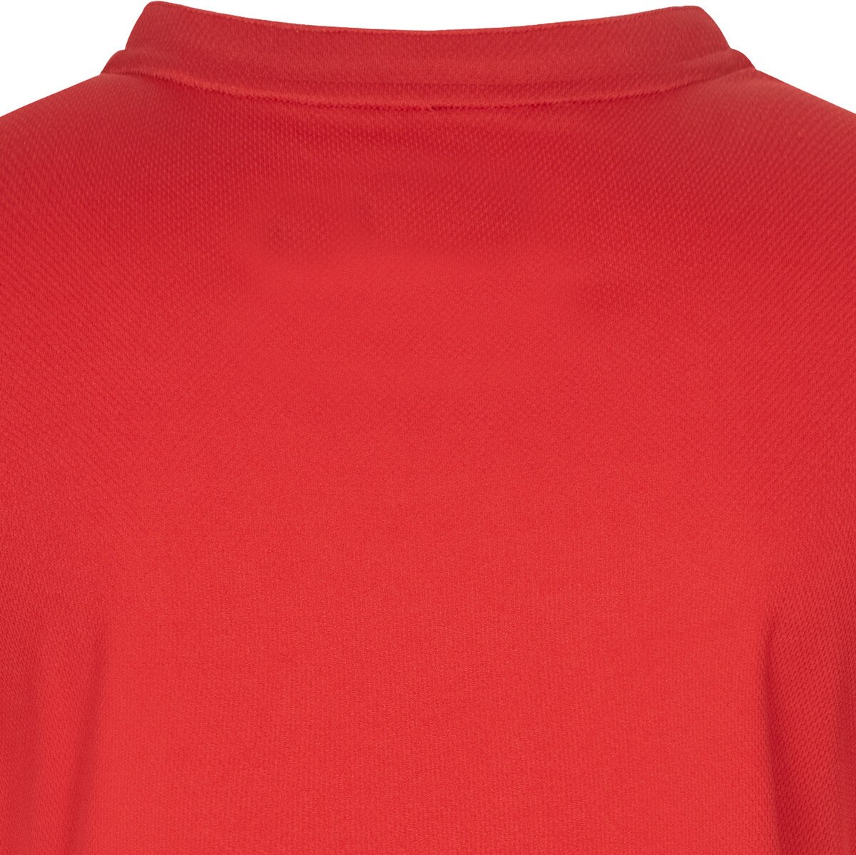 Butterfly Puren Lady Shirt: Close-up of Back of Red Shirt